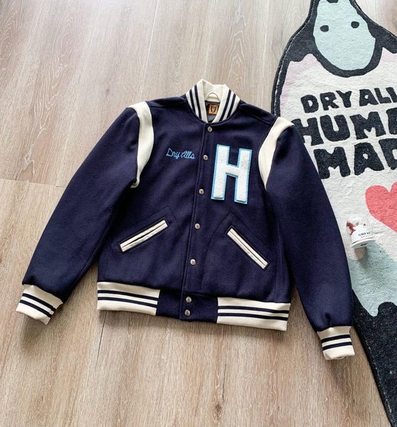 

xxl navy real pics jacket men women 1 quality old washed embroidery work clothes zipper jackets2532503, Black;brown