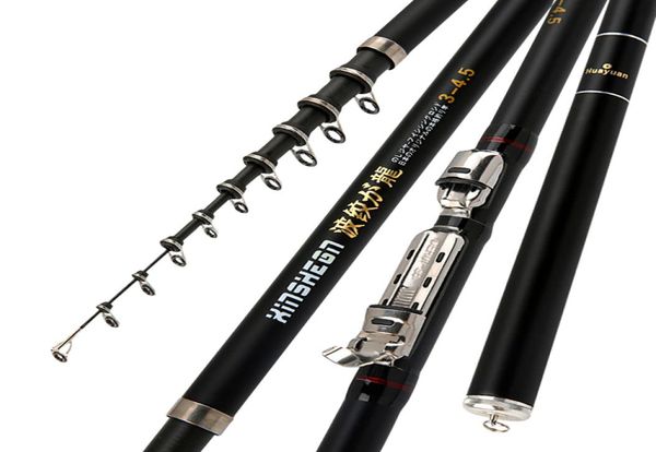 

carbon fiber 24m63m rock fishing rod telescopic portable travel ultralight carp feeder fishing rod spinning rod boat sea 2202122695701