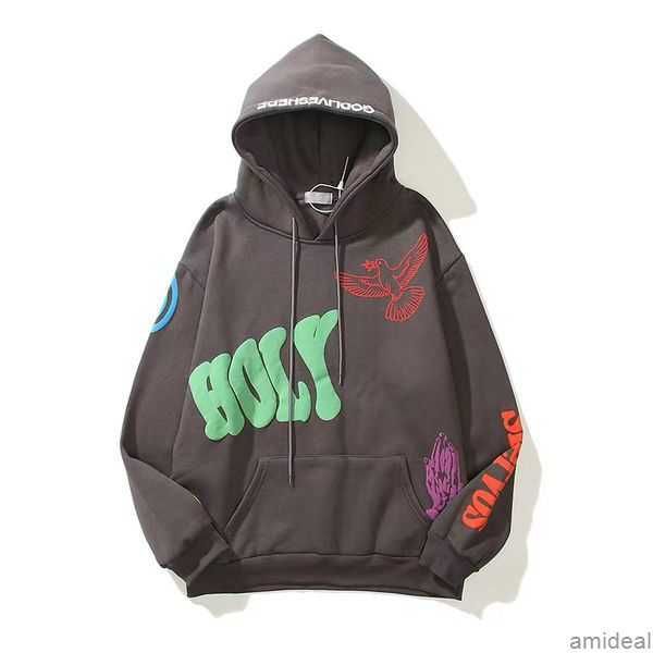 

fashion mens luxury designer hoodies men pullover hellstar blue yoga hoodios printing long sleeve street hip-hop clothing ez9q, Black