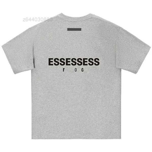 

designer shirts essent t shirt street essentail tshirt loose men women summer luxury shorts essen tshirts chest print tees essentiel short, White;black