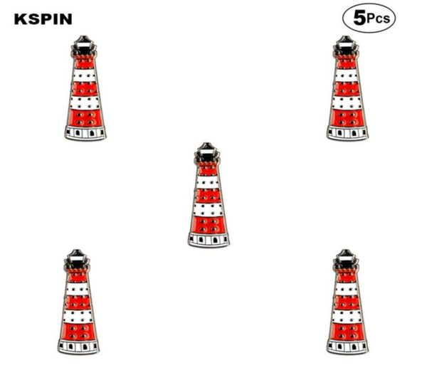 

light house brooches lapel pin flag badge brooch pins badges 5pcs a lot52935549651945, Black