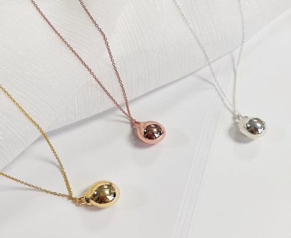 

necklace bracelet round ball designer women men couple fashion watche wedding party thanksgiving day valentine rose gold necklace 6244225, Silver