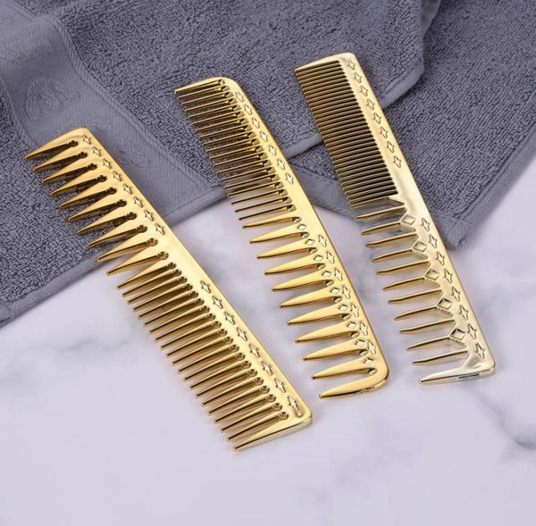 

antistatic hairdressing combs salon hair cutting trimmer brush plastic barber hairdressing straight hair combs5066312, Silver