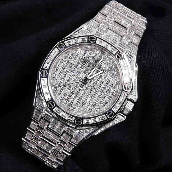 

luxury watches for mens mechanical watch custom diamond-set watch with moissanite diamonds swiss brand geneva wristatches dezp