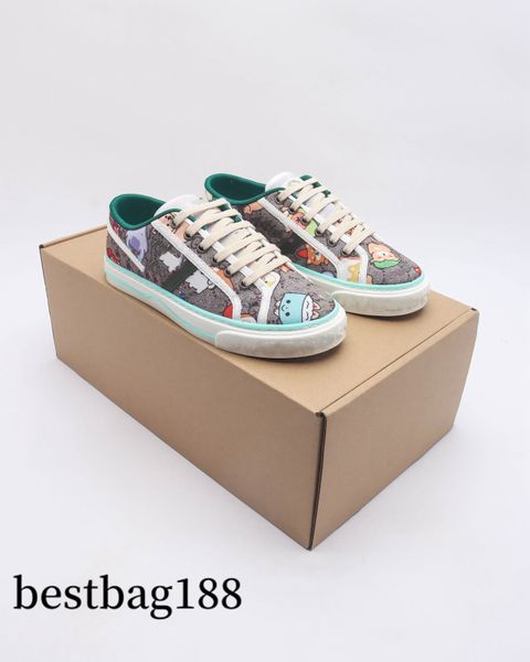

2021 men women sneaker casual shoes low ace bee stripes flat shoe walking sports trainers embroidery tiger stars chaussures pour hommes, Black