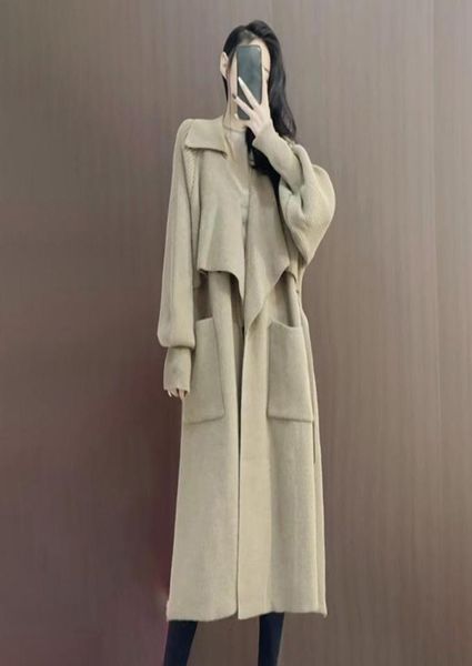 

vintage women knit coats long sleeve knitted cardigan fashion street style knitted coat6489229, Black