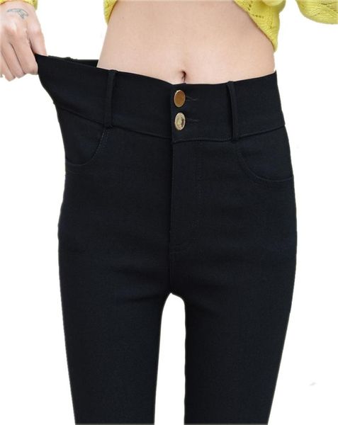 

fashion 2017 new spring elegant women039s work wear slim stretch pencil pants trousers leggings for women female plus size 13408971340, Black;white