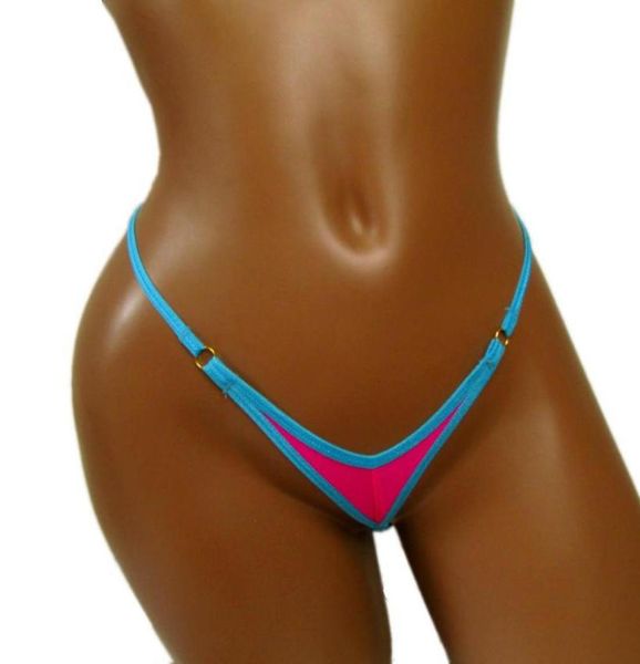 

candy ladies string micro camel toe thong contrast color cute girl panties coward erotic homens underwear knickers women0392691236, Black;pink
