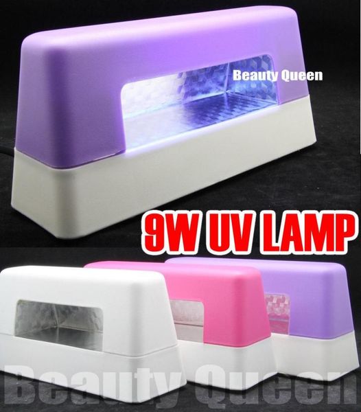 

9w uv lamp curing lamp uv light for gel polish soak off nail art uv gel ce7366861