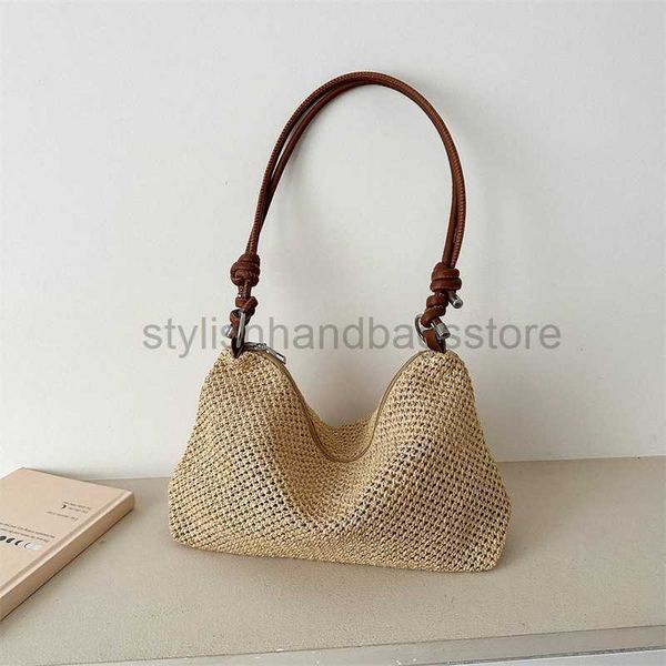 

beach bags handmade woven bag for women 2023 new fashion tote bag versatile large capacity shoulder bag straw woven bagstylishhandbagsstore