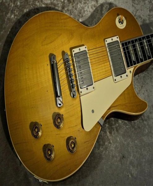 

murphy lab 1958 lp reissue light aged lemon burst electric guitar1629987