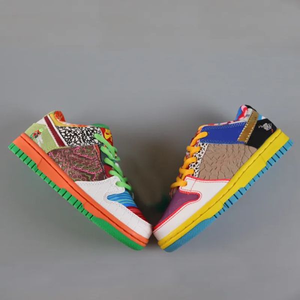 

2023 designer low kids running shoes what the chunky grey midas atlas lost unc coast chicago black white laser orange skate skateb'&#03