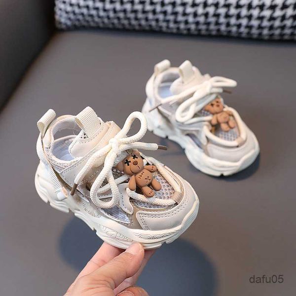 

sneakers children's mesh breathable sports running shoes spring autumn new baby soft sole casual shoes school boys girls' walking, Black;red