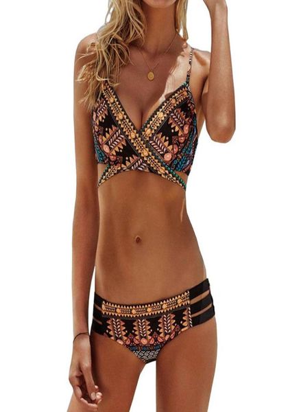

women039s swimwear 2023 bandage aztec biquini string strappy swim wear bathing suit swimsuit beachwear women brazilian bik9762925, White;black