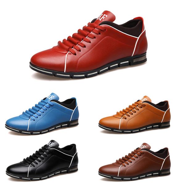 

men casual shoes red mens shoes outdoor shoes eur38-47, Black