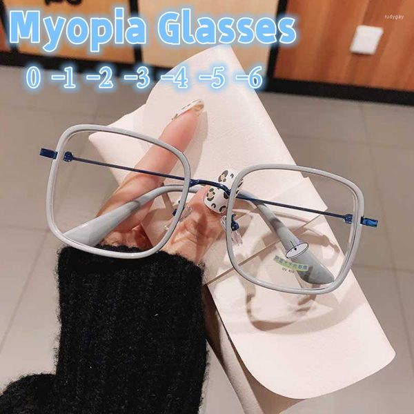 

sunglasses anti blue light myopia glasses women computer men eyeglass vintage optical plain frame spectacles transparent blocking168, White;black