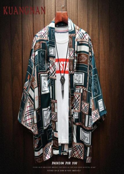 

kimono shirt men streetwear kimono cardigan men shirts casual japanese kimono men shirt 5xl clothing spring new8661253, White;black