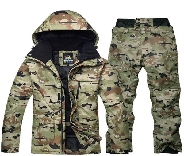 

waterproof thermal ski jacket snowboard pant male outdoor skiing and snowboarding snow ski suit freight winter ski suit men c181124213180