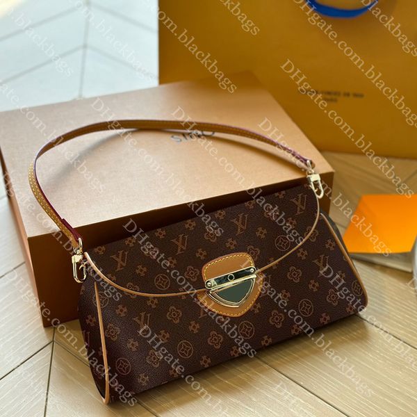 

vintage old flower bag designer underarm bag for women luxury shoulder bag classic versatile baguette handbag