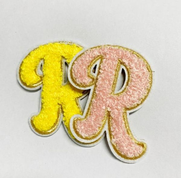 

chenille embroidery letter patch a to z 27 pcs heart shape towel applique set iron on sew on gold custom name patches for clothing3828475, Black