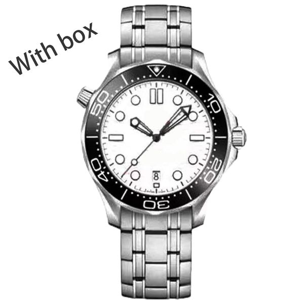 

man watches omga premium watches automatic movement 41mm stainless steel montre luxe gold black wristwatch waterproof premium mechanical wat, Slivery;brown