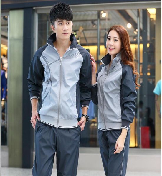 

men039s tracksuits patchwork sportswear coats jackets pants sets men hoodies and sweatshirts outwear suits248e5262402, Gray