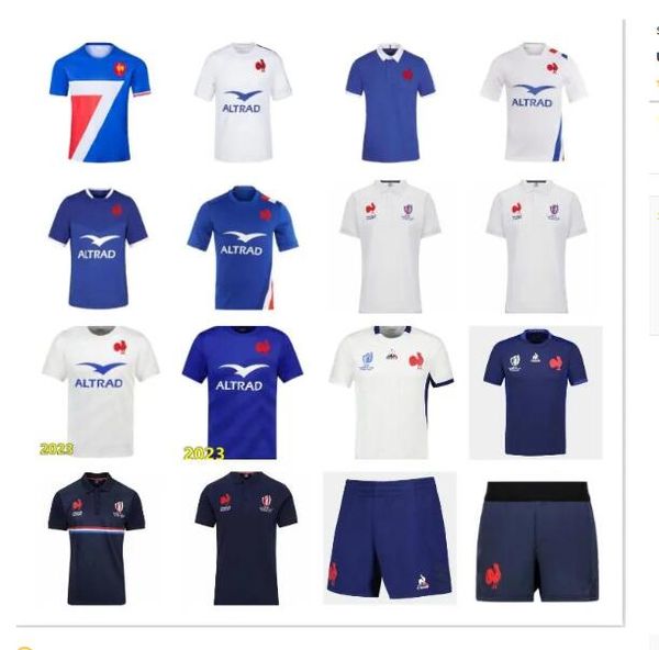 

style 2021 2022 2023 2024 france super rugby jerseys 20/21/22/23/24 maillot de foot boln shirt size s-5xl quality, Black;gray