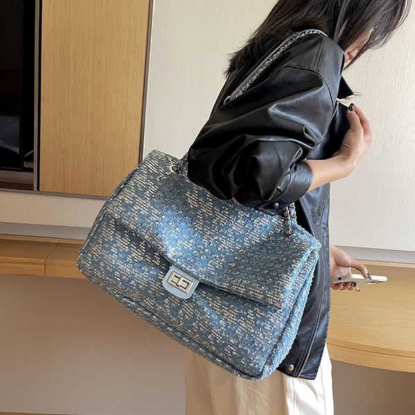 

sequined designer purse and handbags chains vintage shoulder women mini crossbody bag tote