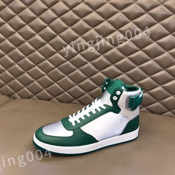 

luxurys men leather sneakers leather flat trainers lace-up casual shoes outdoor runner trainers sport shoes rd0810, Black