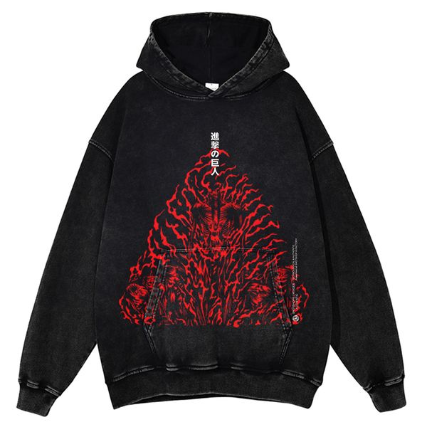 

mens hoodies sweatshirts black sweatshirt hoodie street costume anime dark pattern printed wash pullover autumn harajuku cotton hooded 23080