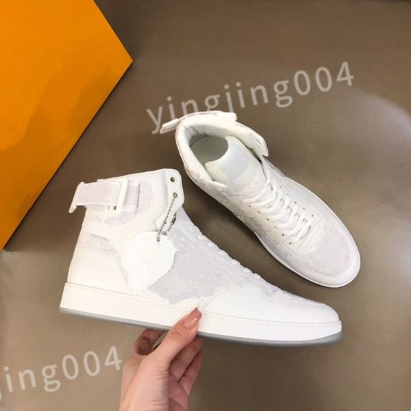 

2023 new luxury men leather sneakers leather flat trainers lace-up casual shoes outdoor runner trainers sport shoes rd0810, Black