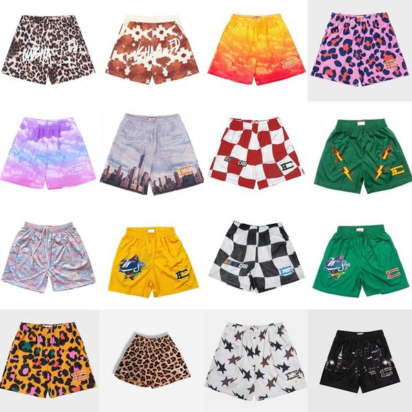 

summer ericly designer casual mens emmanuelness shorts knee length loose hip hop man ee short running fintness beach, White;black
