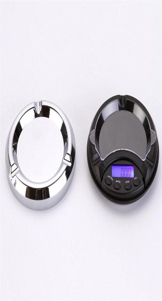 

portable jewelry scale mini ashtray pocket scale 0 01g 0 1g kitchen electronic gold weigh272s1574326