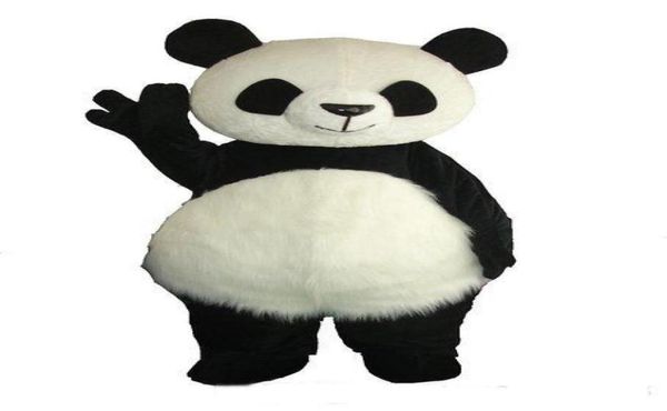 

2018 giant panda mascot costume christmas mascot costume 6818684, Red;yellow