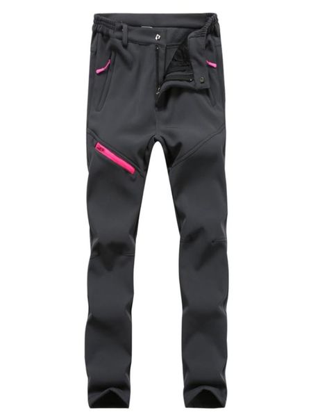 

fashion2020men sport trousers outdoor trekking skiing fishing softshell hiking pants fleece thick warm waterproof autumn winter p7724346, Black;green