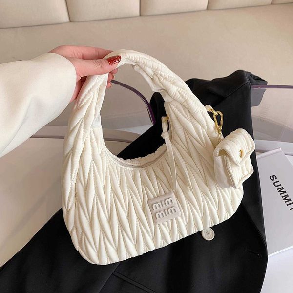 

embroidered countess designer ladies muimui pleated bags for thread small bag for women new korean versatile ins handbag popular one shoulde