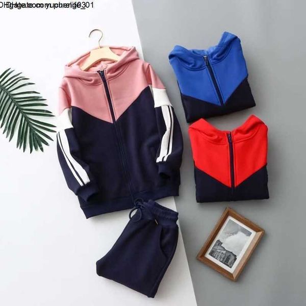 

designer brand big boys girls tracksuit clothing sets kids clothes toddlers casual baby girl clothing sports suits child suit pants spring k, White