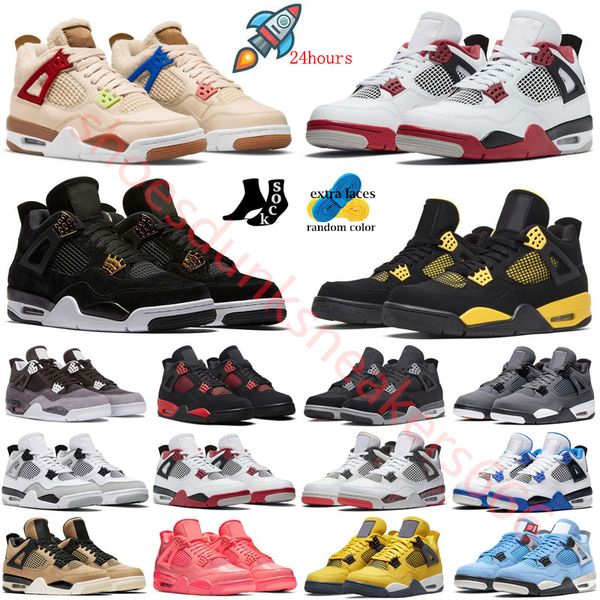 

jumpman 4 men basketball shoes sneakers military black cat white oreo infrared fire red bred violet ore university blue womens sports
