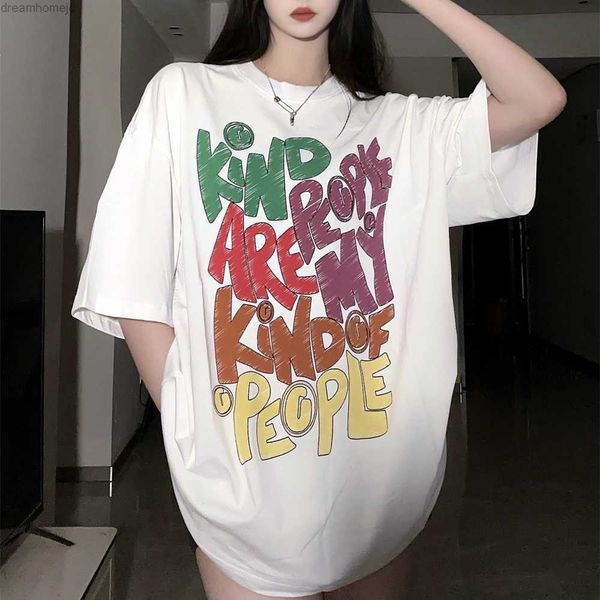 

summer graphics loose tee women men simple popular tshirt comfortable round neck short sleeve, White