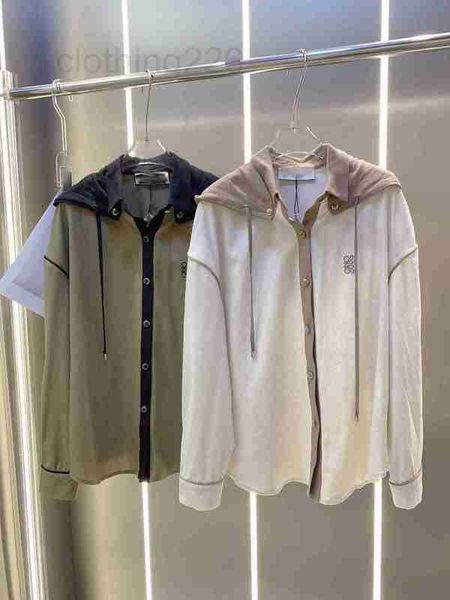 

women's blouses & shirts designer 2023 early autumn new youth age reducing loose and versatile detachable hooded coat shirt for women x, White