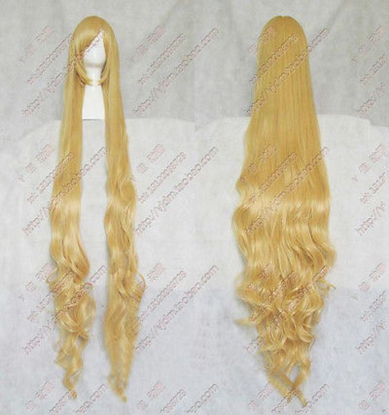 

59 inch rapunzel custom styled wig mixed blonde wig style wig 150cm3073041, Black