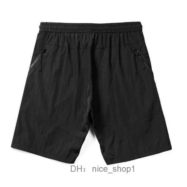 

compagnie cp men's and women's shorts summer outdoor casual sports nylon loose capris beach 3 spqe, White;black