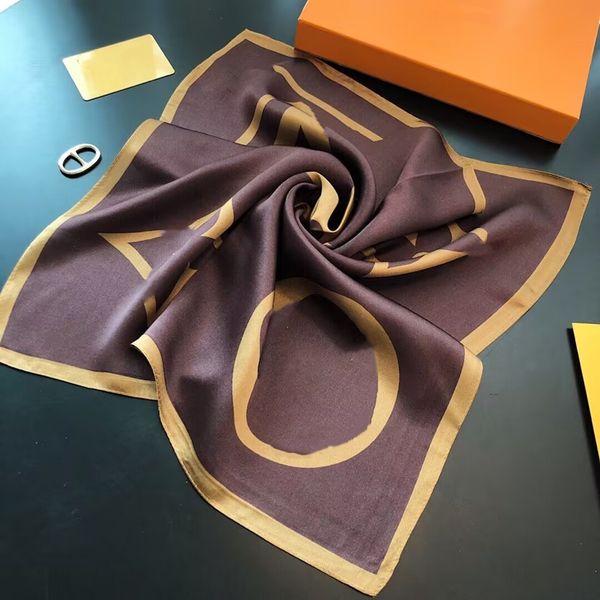 

silk scarves 2023 women designer letters print bags scraf women handle bag luggage wallet purse handbag bandana floral headscarf kerchief be, Blue;gray
