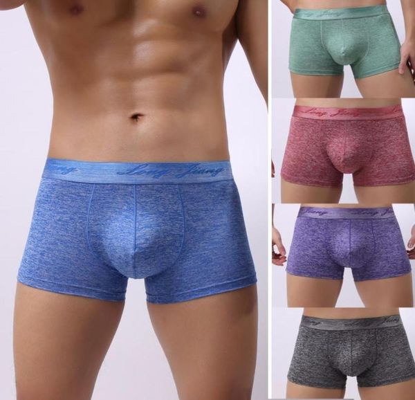 

male panties mens underwear homme pure soft ventilation breathable calzoncillos hombre boxer shorts4965361, Black;white
