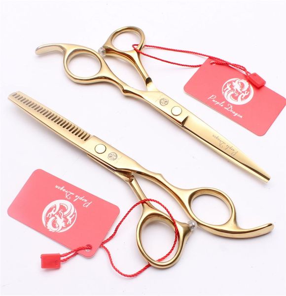 

z1005 55quot 440c purple dragon golden professional human hair scissors barber039s hairdressing scissors cutting or thinning2239234