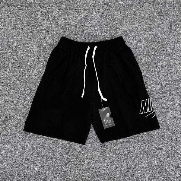 

men's shorts mens casual shorts american five point pants fashion designer beach pants sports basketball pants quick-drying breathable, White;black
