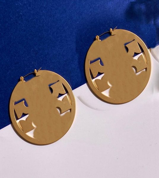 

women hoop earings designer jewelry 5cm studs earring 202206237525, Golden;silver