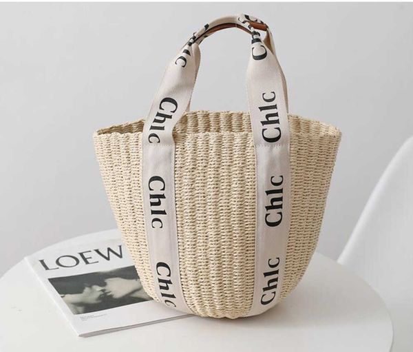 

fashion basket women bucket bag straw bags handbag tote beach shoulder crossbody womens handbags designers tote european and american simpli