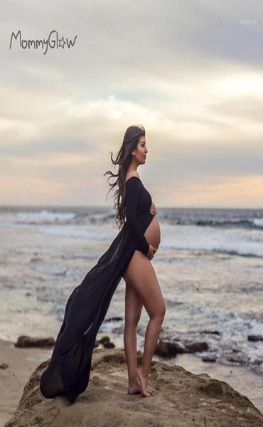 

maternity dresses for po shoot chiffon pregnancy dress pography props maxi gown dresses for pregnant women clothes 202018839693, White