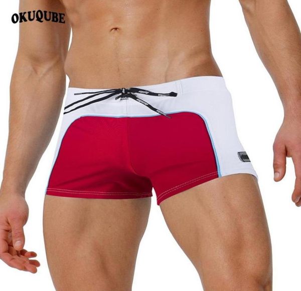 

men swimsuit drawstring swimwear man quickdry breathable beachwear swimming suits blue red yellow white swim briefs size sxl men1345825